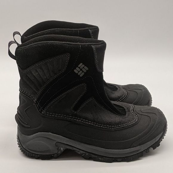 Colombia Black Suede Waterproof Omnigrip Boots 7 - Picture 5 of 13